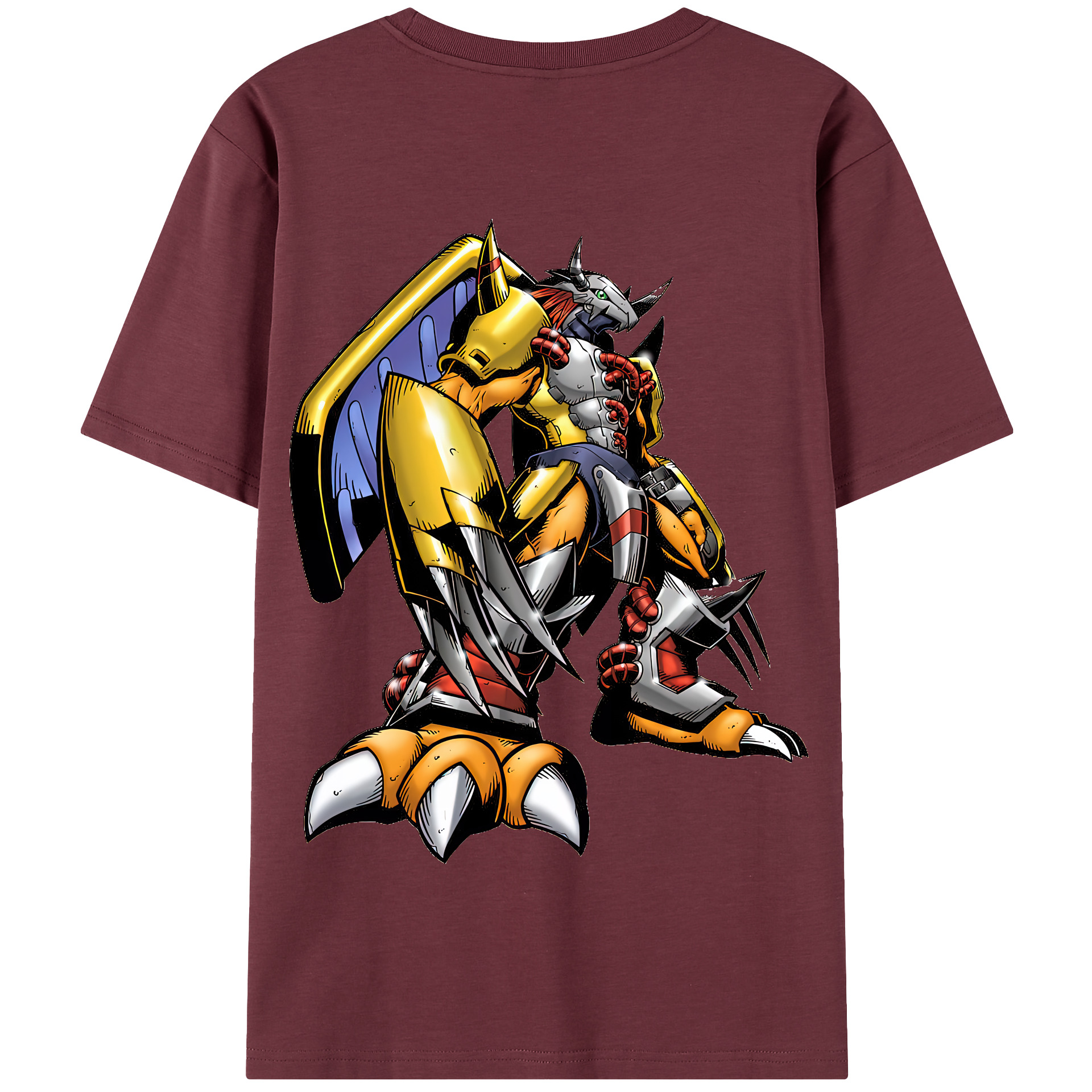 （画像用） Digimon デジタルモンスター/デジモン 綿100％半袖Tシャツ（背面プリント）